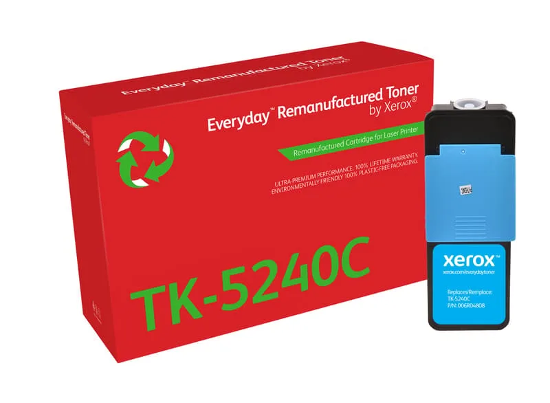 Xerox Everyday Toner Ersätter Kyocera Cyan TK-5240C