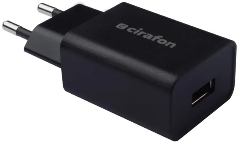 Strömadapter 1xUSB 230V 5V 2.4A Black