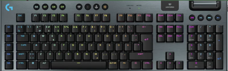 Logitech - G915 X LIGHTSPEED Low-Profile Wireless Gaming Keyboard