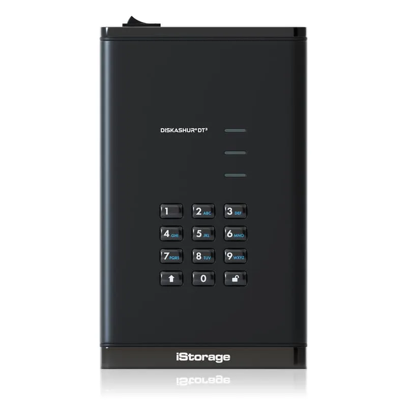 diskAshur DT3 HDD 256-bit FIPS 140-3 Level 3 8TB