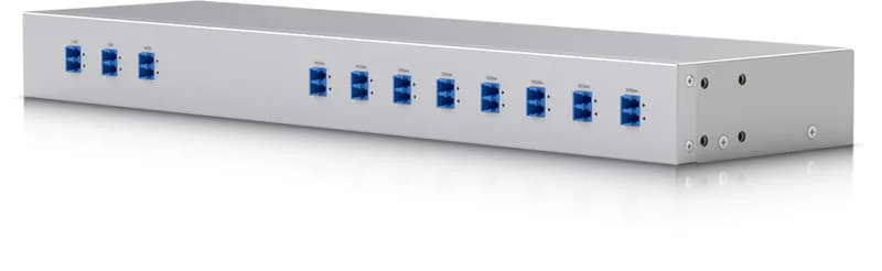 8-Kanals 1450-1590nm CWDM Mux Demux Rackmonterbar