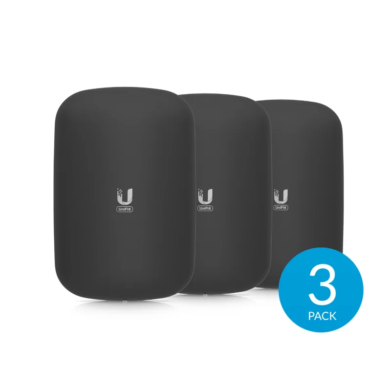 UniFi U6 Extender Cover Black 3-pack