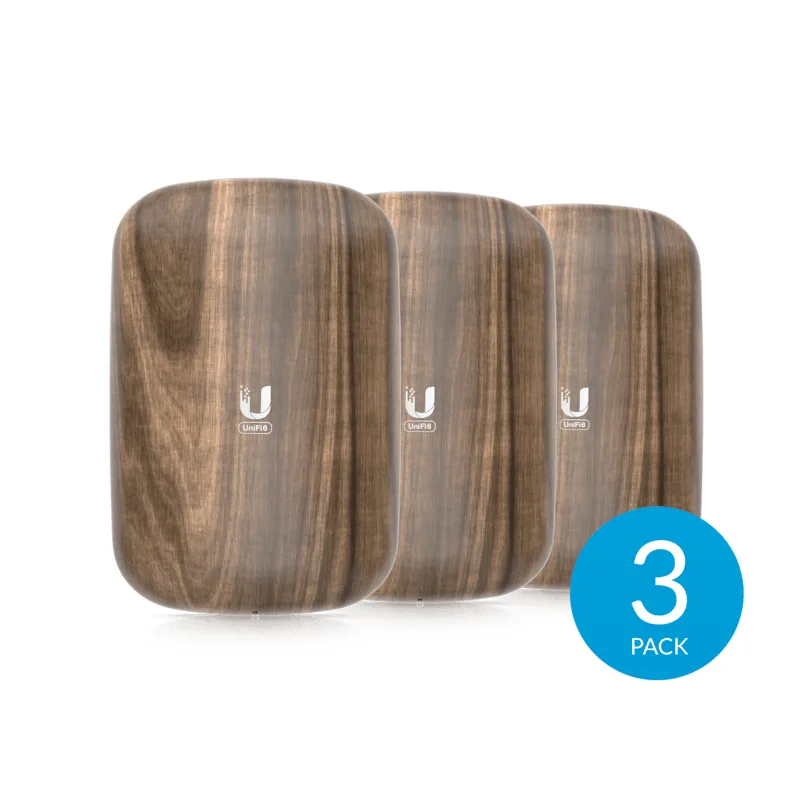 Ubiquiti UniFi U6 Extender Cover Wood 3-pack