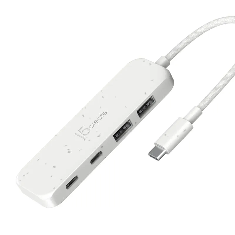 Eco-Friendly USB-C to 4-Port Type-C/A Gen 2 Hub