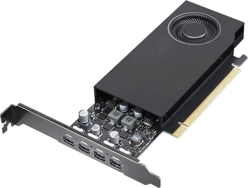 RTX A1000 8GB mini-DPx4 GDDR6 Graphics Card