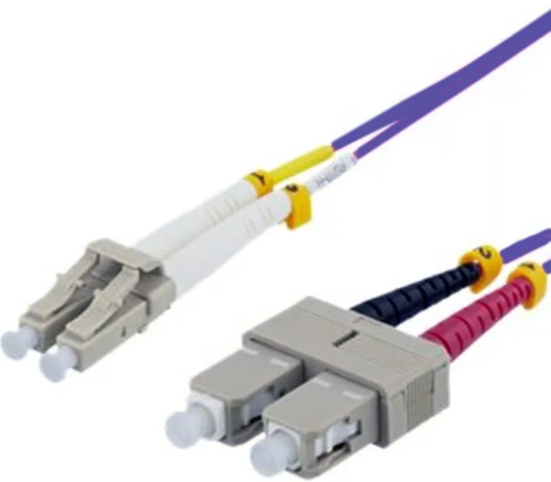 FIBER OM4 LC-SC 50/125 DUPLEX MM 7.0M UPC