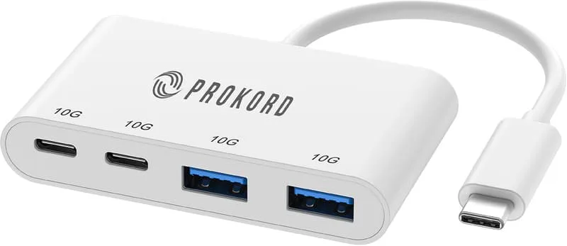 USB-C & USB-A 4-Port Hub