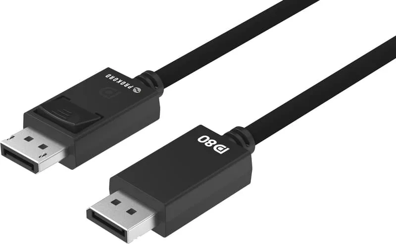 DisplayPort 2.1-kabel DP80 – 80 Gbps, 16K, HDR10+