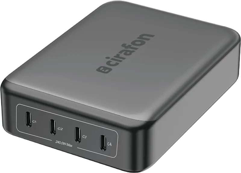 Cirafon 240W USB-C Multiport Laddare