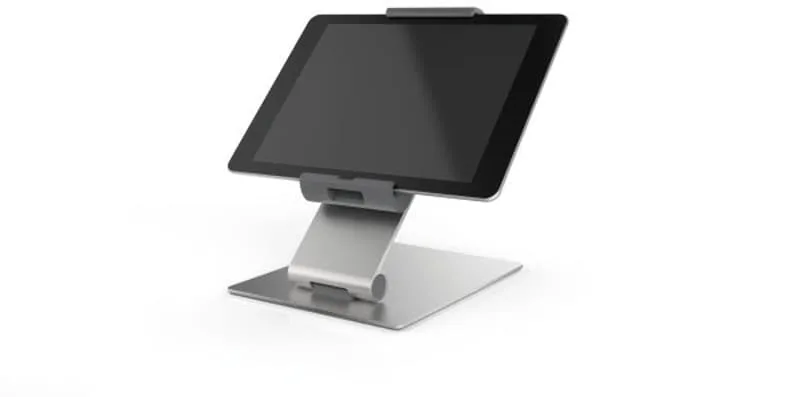 Durable surfplattehållare för bord, silver