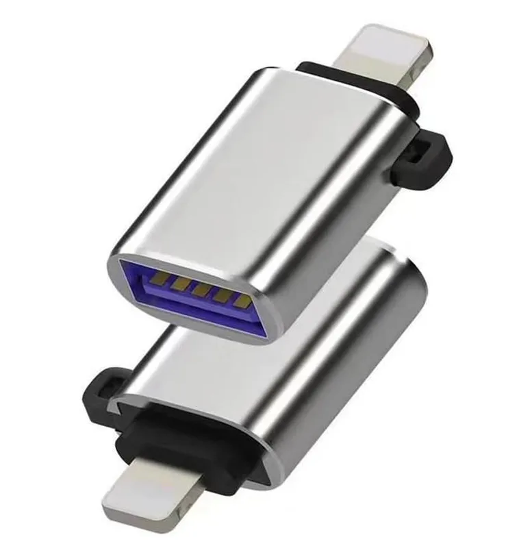 MC-LIGHTUSB3 kabelomvandlare (hane/hona) Lightning USB A Silver