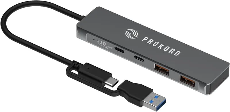 USB 3.2 Gen 2 Hub – 4x USB-A/USB-C, 10 Gbps