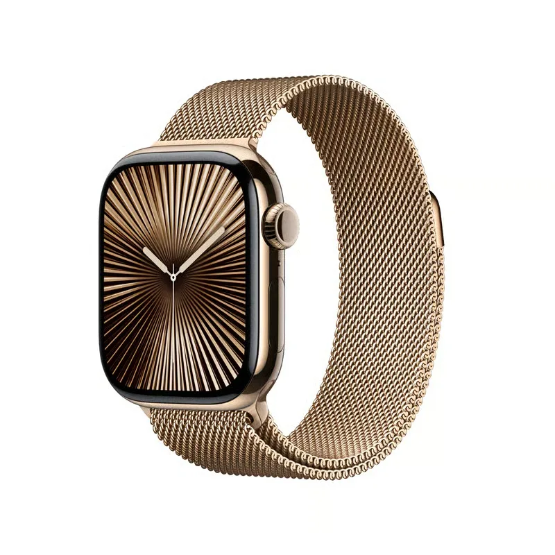 Apple Watch Series 10 GPS + Cell 42 mm guld titan
