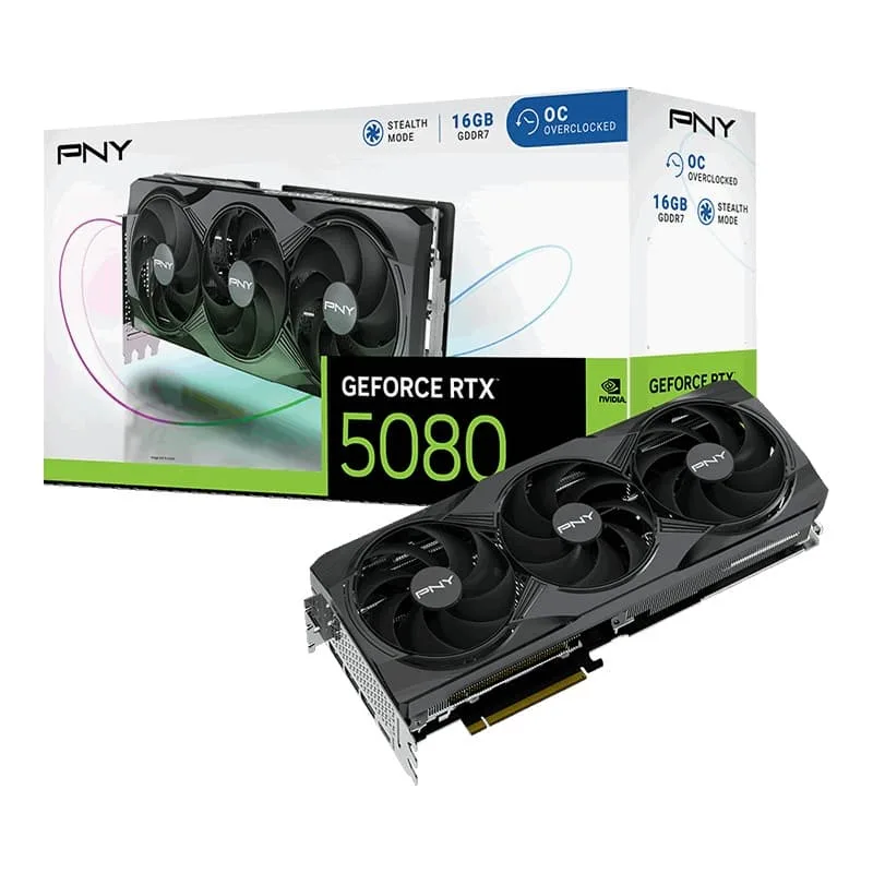 PNY Overclocked Triple Fan GeForce RTX 5080