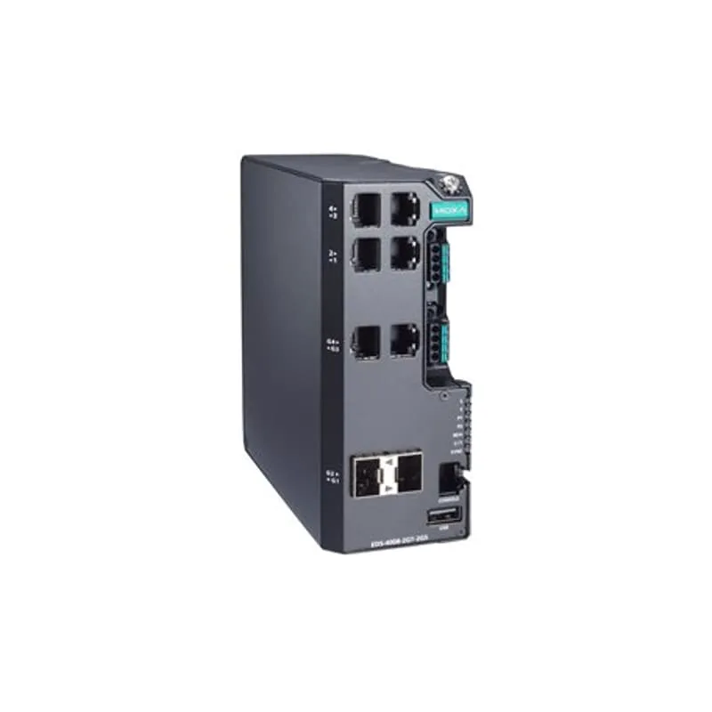 Moxa EDS-4008-2GT-2GS-LV Industrial Switch
