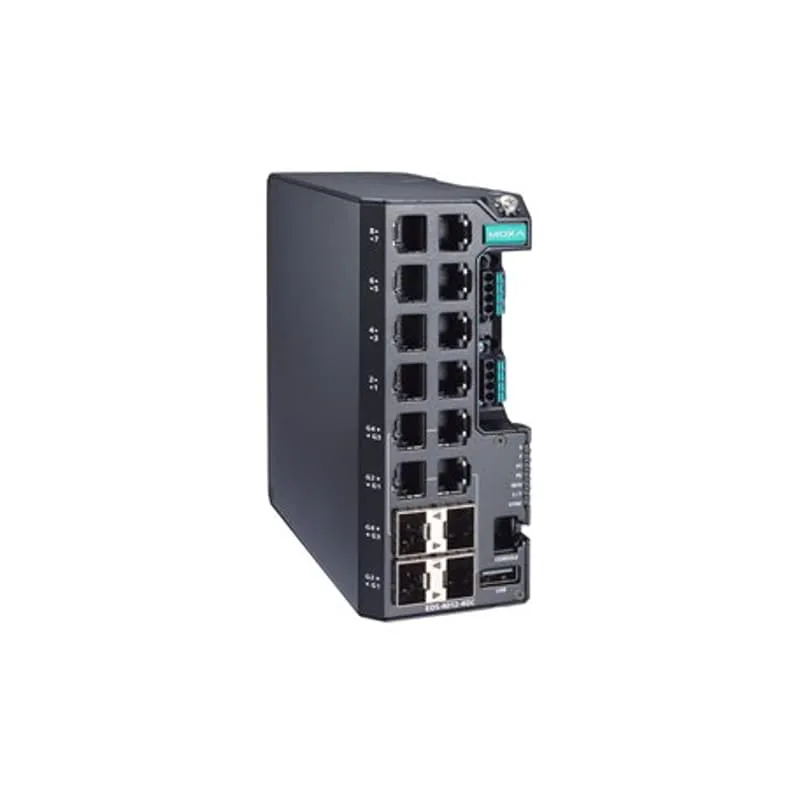 EDS-G4012-4GC-LV 8xGE 4xSFP Industrial Switch