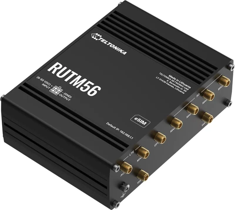 Teltonika RUTM56 industriell 5G-router, dubbelmodem