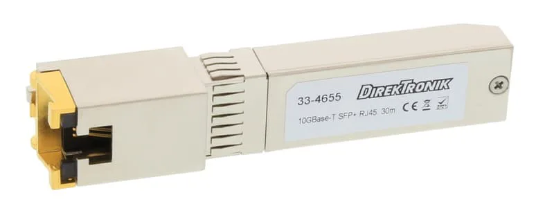 SFP+ RJ45, 100 meter, 100M/1000M/10GBase-T