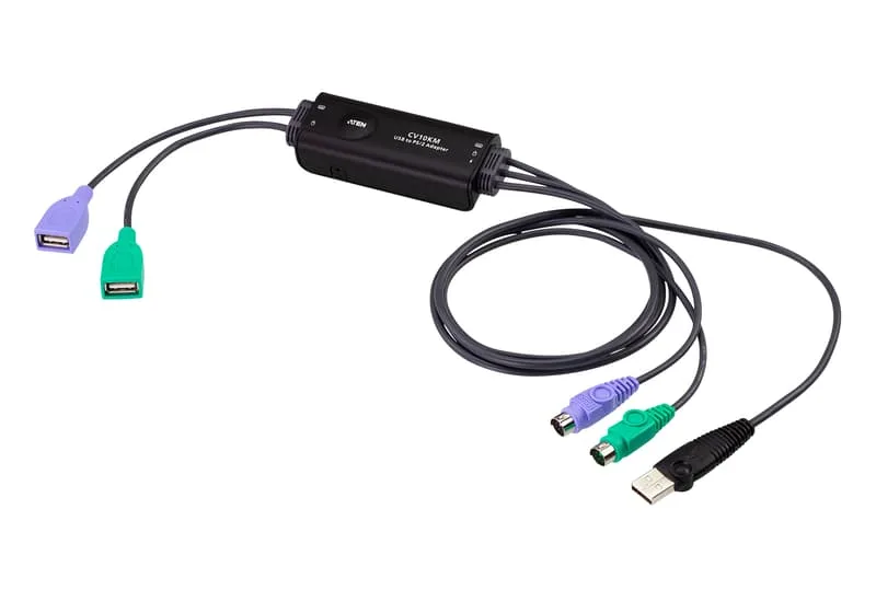 ATEN - Tangentbords-/video-/muskabel - USB, PS/2 (hane) till USB (hona)