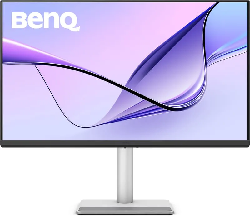BenQ MA320U 32-tums 4K 3840x2160-bildskärm för MacBook Pro/Air, dubbel USB-C, 90 W effektleverans, Mac Color Match, USB-hubb, styrning av ljusstyrka och volym på Mac, Justerbart ställ, P3-färgomfång
