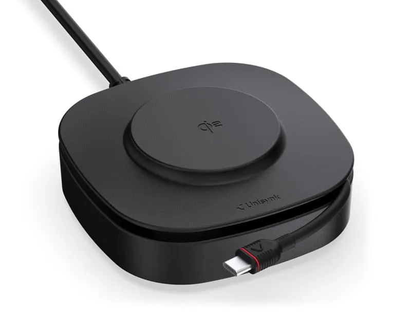 Unisynk 80W USB-C Laptop/Qi2 2-in-1 Charger