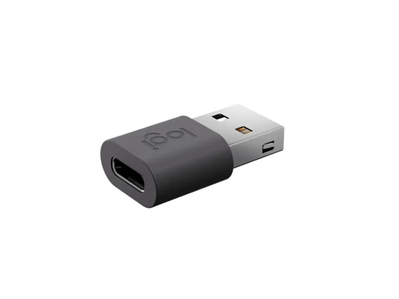Logitech USB-A till USB-C-adapter, grafit