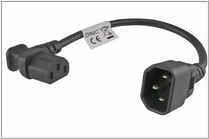 PEA1416 strömkablar Svart 0,3 m C13 coupler C14 coupler