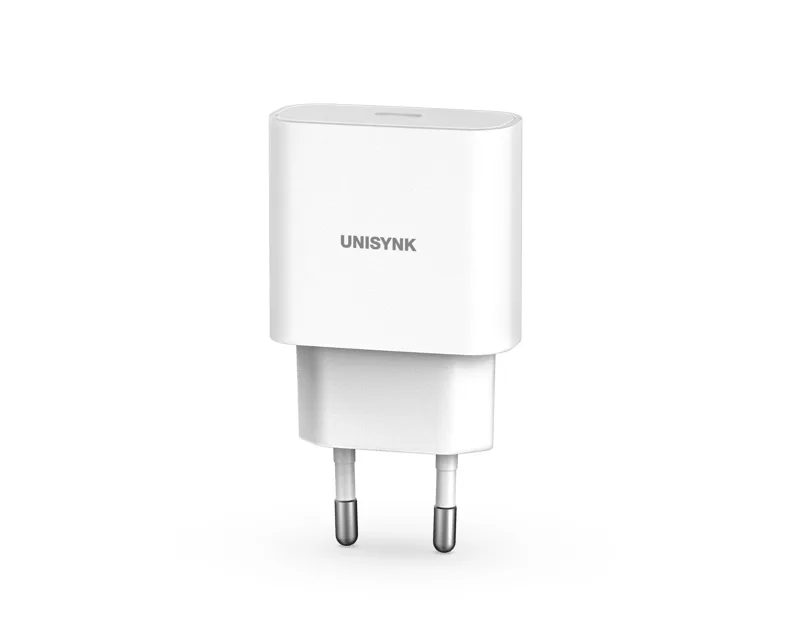 Unisynk 20W USB-C väggladdare (vit)