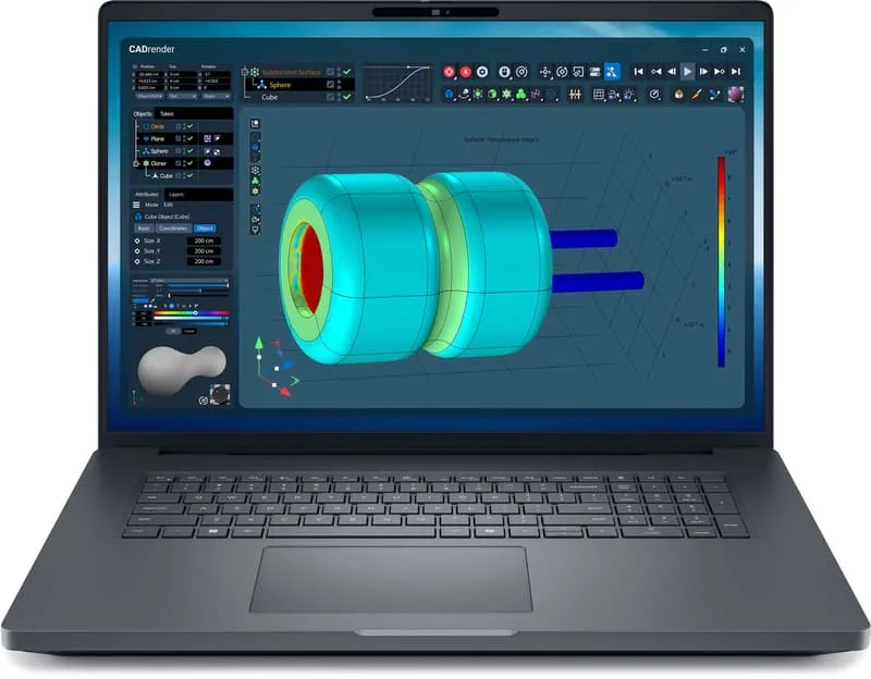 Dell Pro Max 18 Plus MB18250 bärbar dator, Core Ultra 7 265HX
