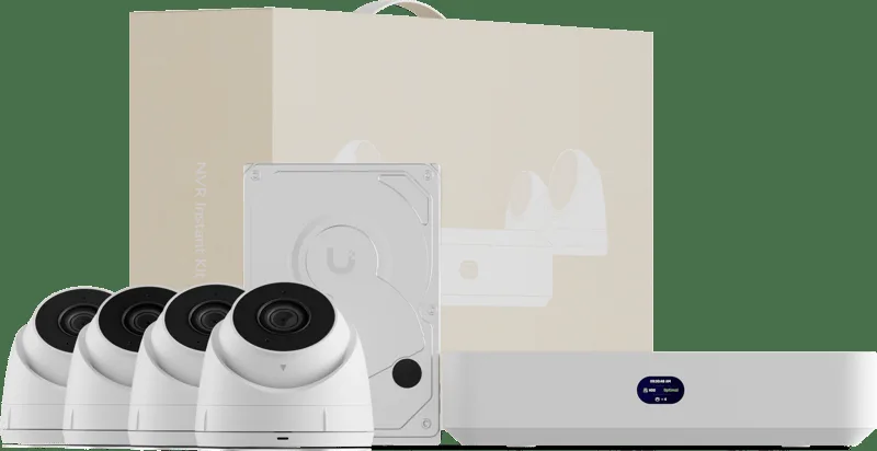 UniFi Protect UNVR Instant + 4x G5 Turret Ultra + 1TB HDD