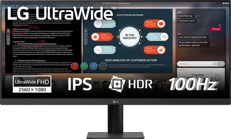 LG 29U511A-B 29" IPS 2560 x 1080 (UltraWide) WFHD LCD LED Monitor