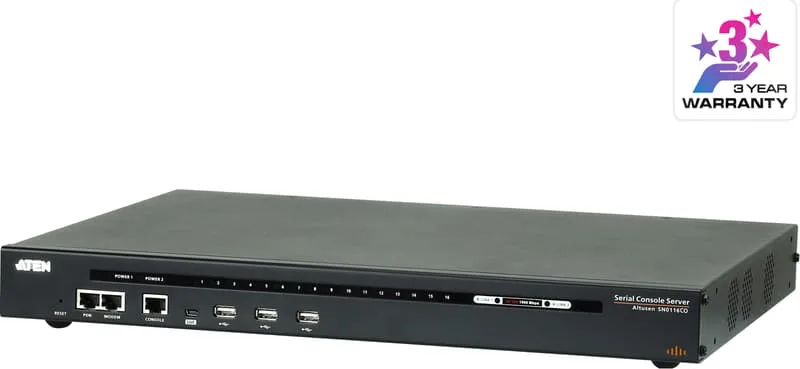 SN0116CO-AXA-G kontrollbordsservrar RJ-45/Mini-USB