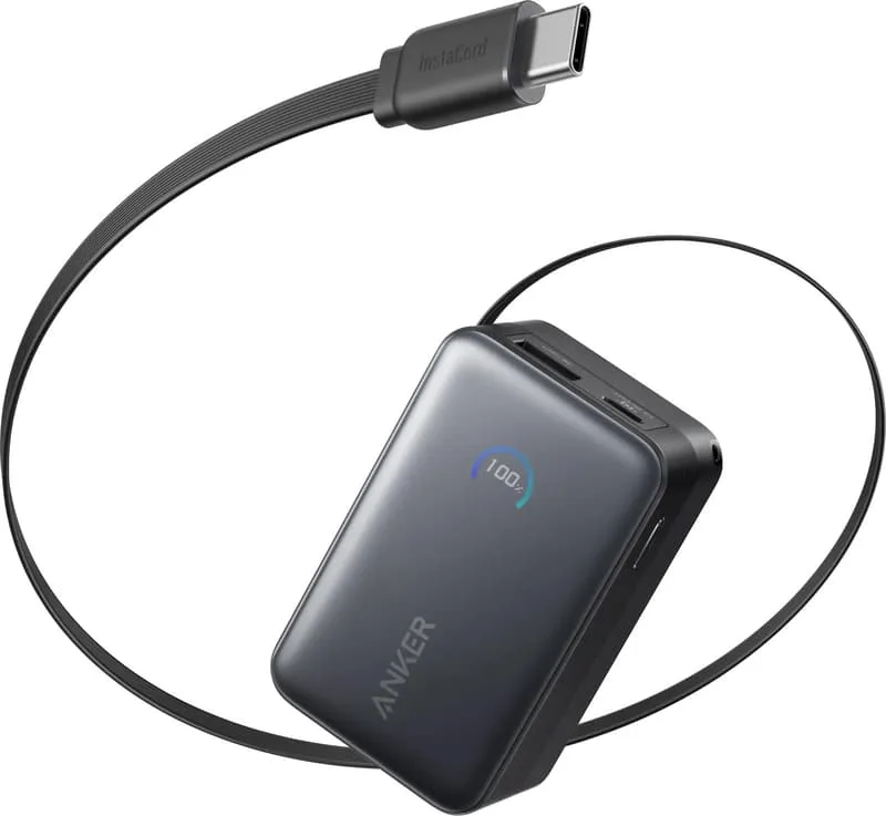 Anker Nano Powerbank 45W Built-in USB-C Cable