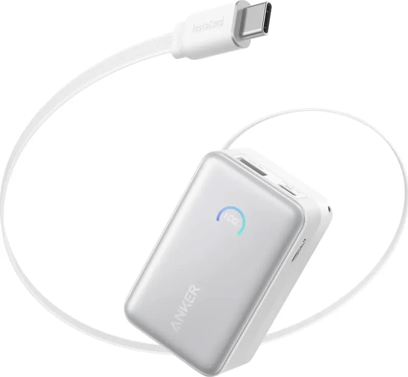Anker Nano Powerbank 45W Built-in USB-C Cable