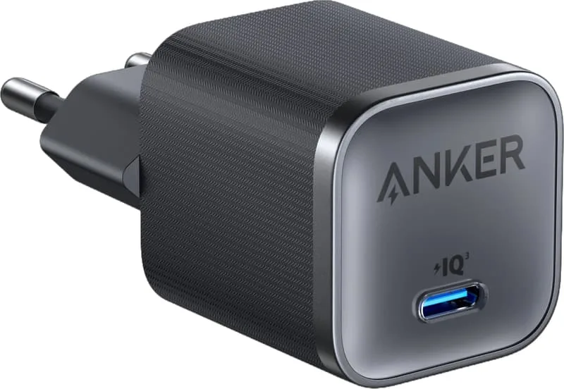 : Anker Nano Laddare (45W) – Kompakt USB-C Snabbladdare – Vit