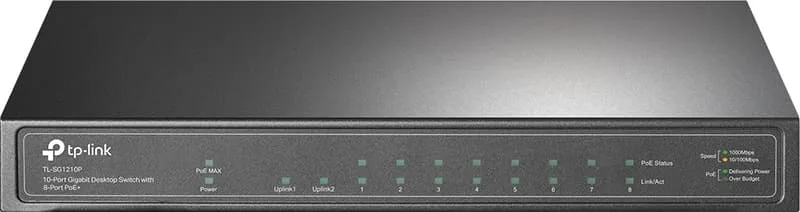 TP-Link TL-SG1210P switch 10 portar