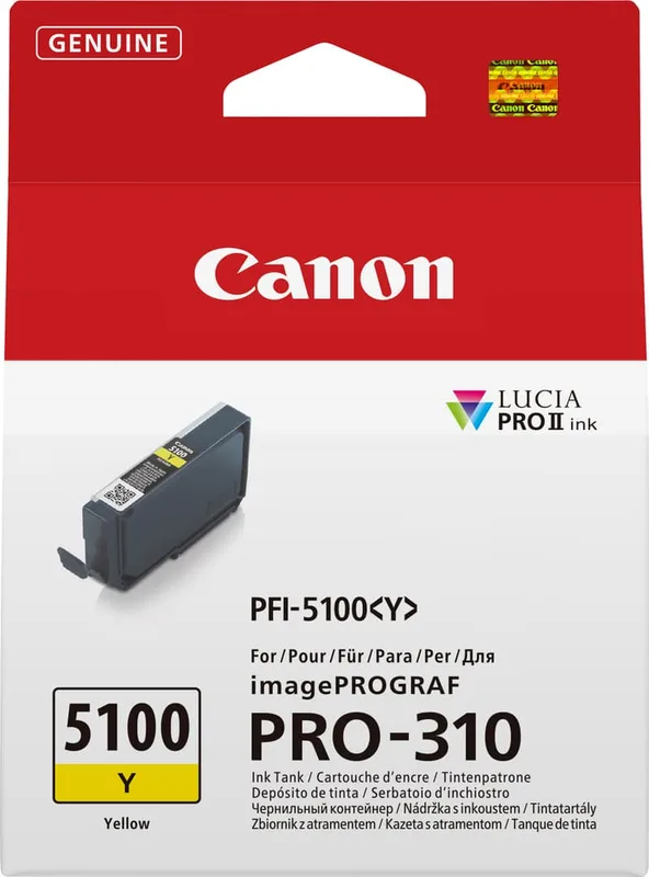 Canon Bläck Gul PFI-5100Y