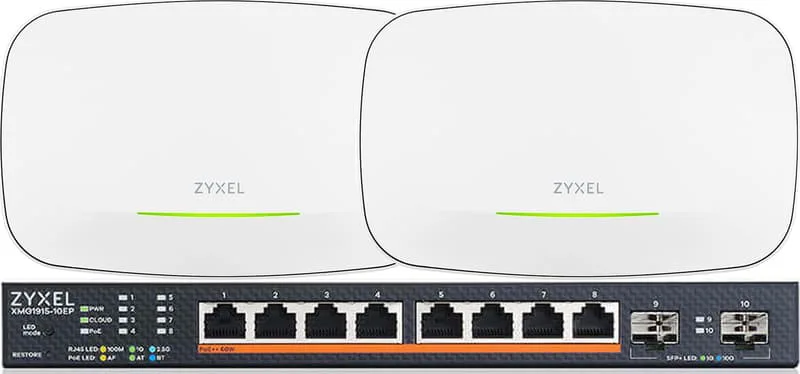 Zyxel Nebula XMG1915-10EP + 2x NWA130 WiFi