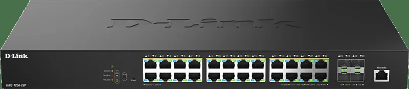 24 Ports 2.5Gbps PoE(90W)+ 4 Ports 10G SFP+ Managed Switch