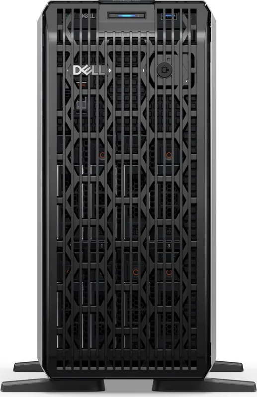 Dell PowerEdge T360, Intel Xeon 6 Performance 6333P 6-Core, 1x32 GB RAM, 2x480 GB SSD, 8x3.5" Hot-Swap, PERC H755, 3 års på-platsen-garanti
