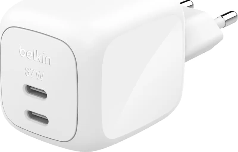 Belkin SmartProtect Laddare för USB-C med 2 portar 67 W