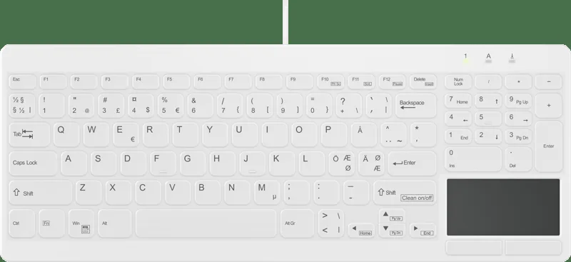 Active Key QuickClean Medical IP68 Touchpad Compact