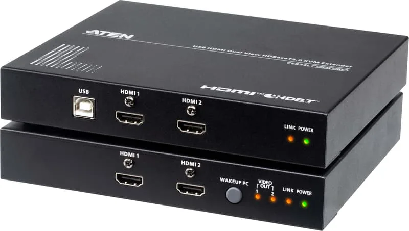 Aten USB HDMI Dual View HDBaseT 2.0