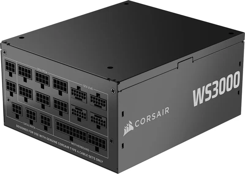Corsair WS3000 modulärt nätaggregat 3000 W