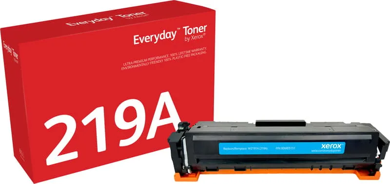 Xerox Everyday Toner ersätter HP 219A cyan