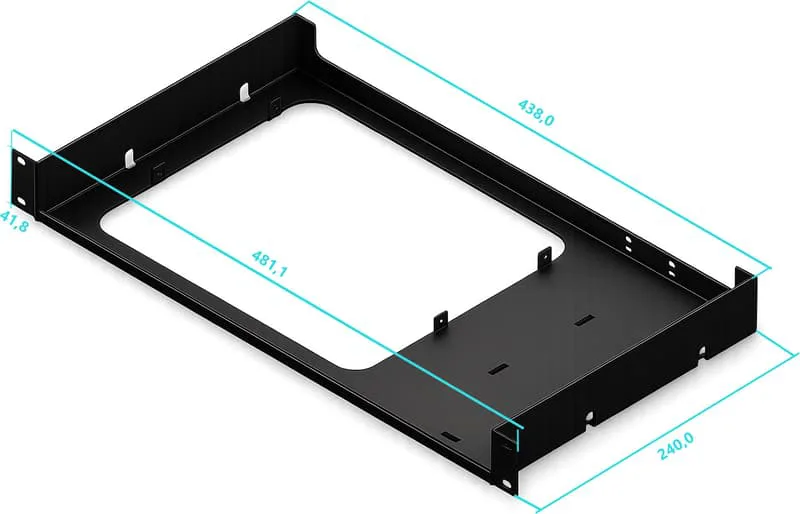 1U Rack Mount Kit for Netgate 4100 / 6100 / 8200