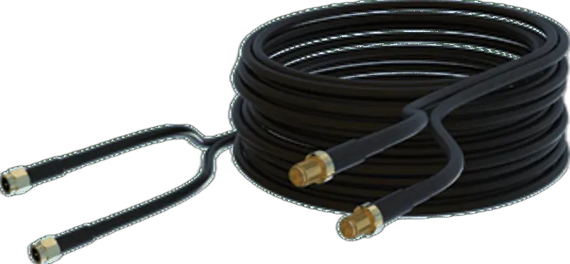 CAB-109 koaxialkablar 10 m 2x SMA Svart