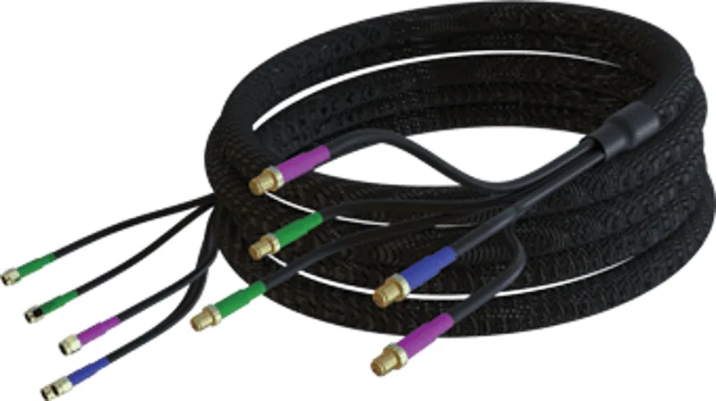 CAB-119 koaxialkablar 3 m SMA Svart