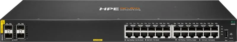 HPE Aruba CX6000 24xGE 4xSFP PoE 370W switch
