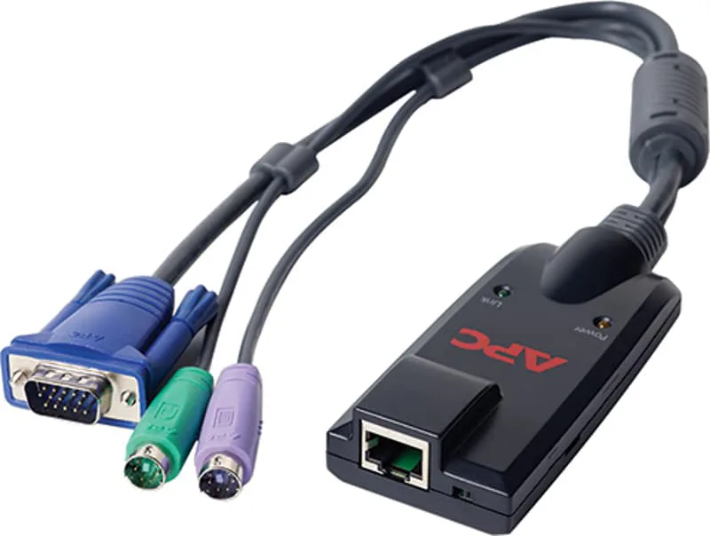 KVM-PS2 KVM-kablar Svart